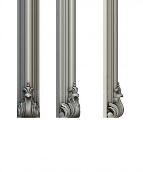 Pilasters (PL_0161) 3D model for CNC machine